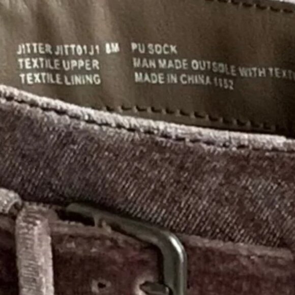 Madden Girl Jitter Jitt Crushed Velvet Lace Up Platform Heeled Boots Sz8 - Picture 13 of 16